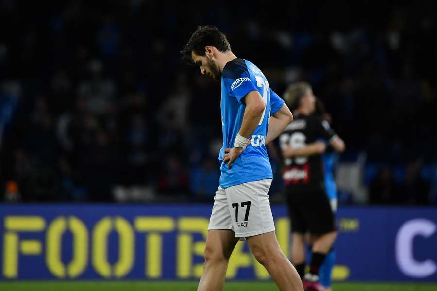 Napoli had a torrid time against AC Milan