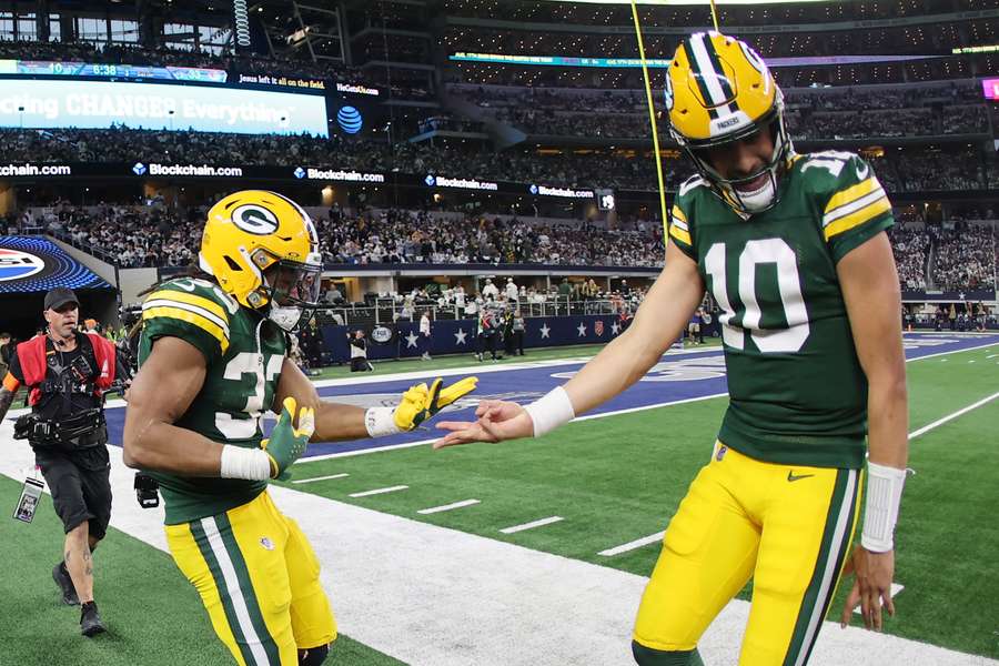 Aaron Jones y Jordan Love encabezaron la victoria de los Packers