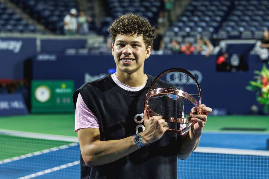 Ben Shelton v Torontu získal první trofej z Masters.
