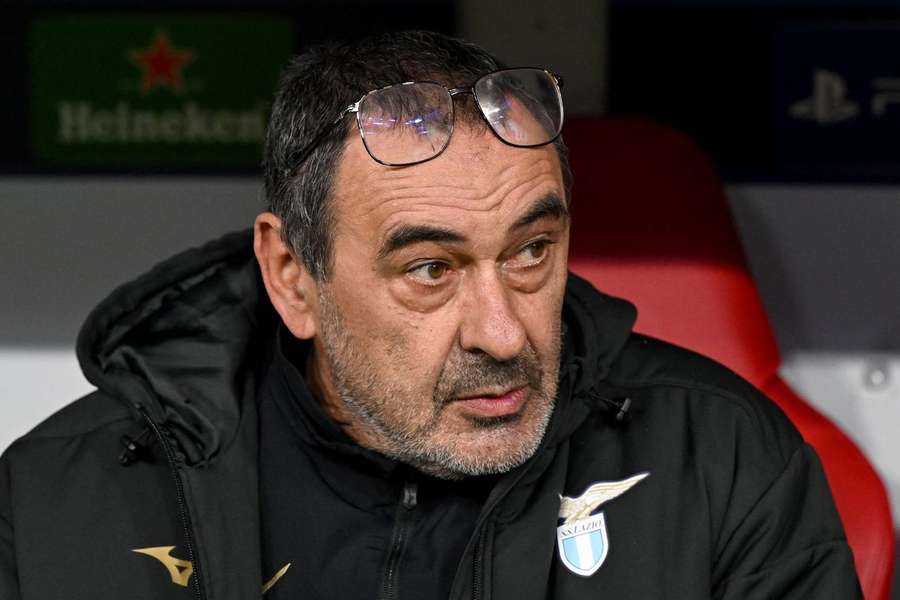 Último trabalho de Sarri foi na Lazio
