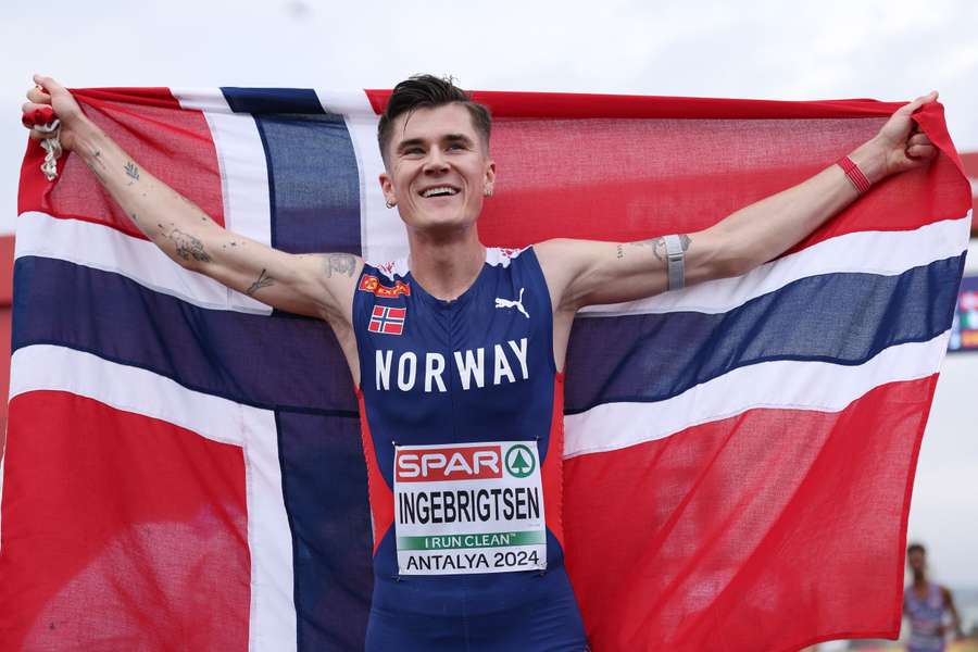 Jakob Ingebrigtsen, orgulloso con su nueva plusmarca mundial