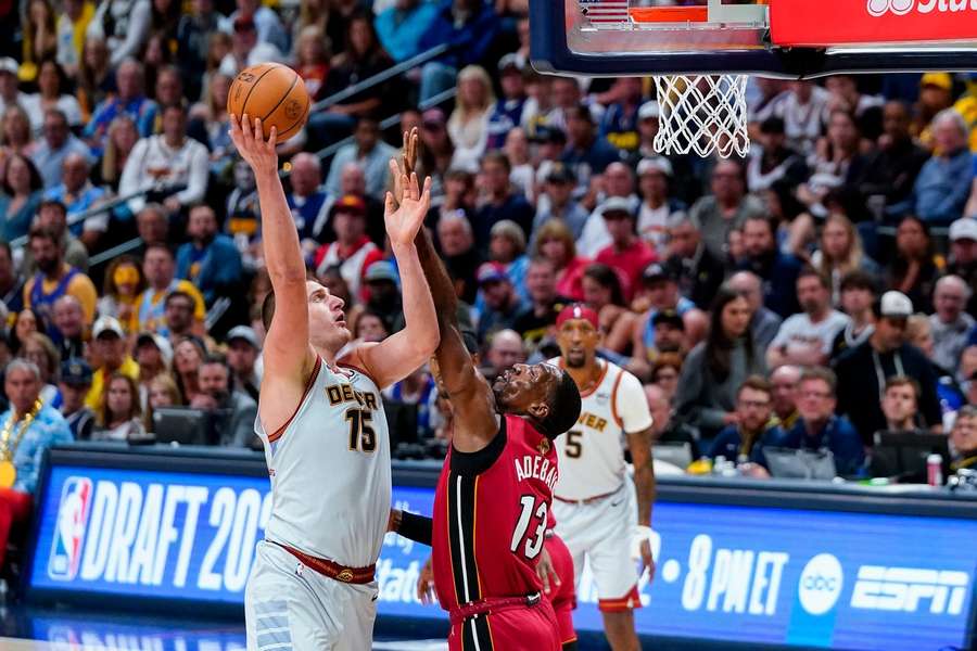 Imagine din finala NBA dintre Denver Nuggets și Miami Heat