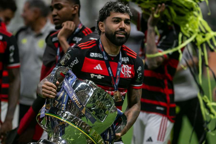 Gabigol revelou após o título da Copa do Brasil que está deixando o Fla