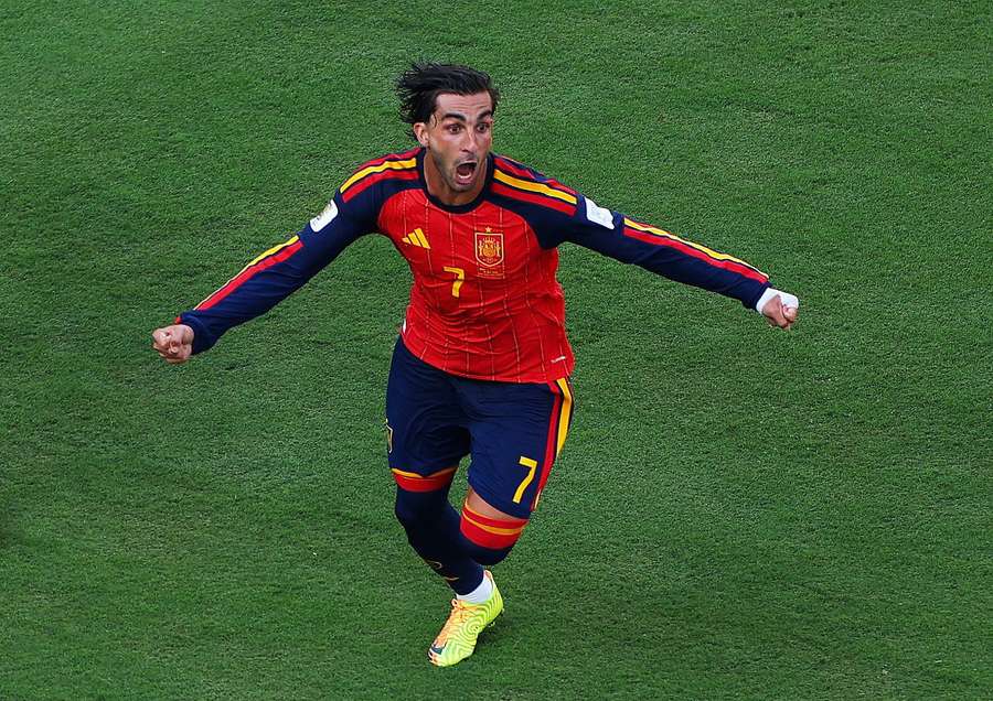 La gioia di Ferran Torres La gioia di Ferran Torres
