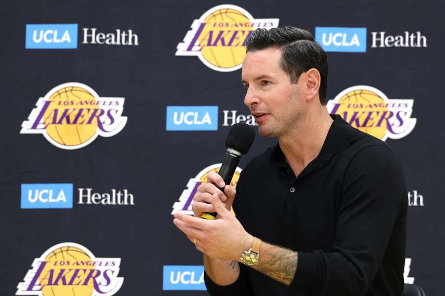 JJ Redick bei der Pressekonferenz zur Saison-Eröffnung