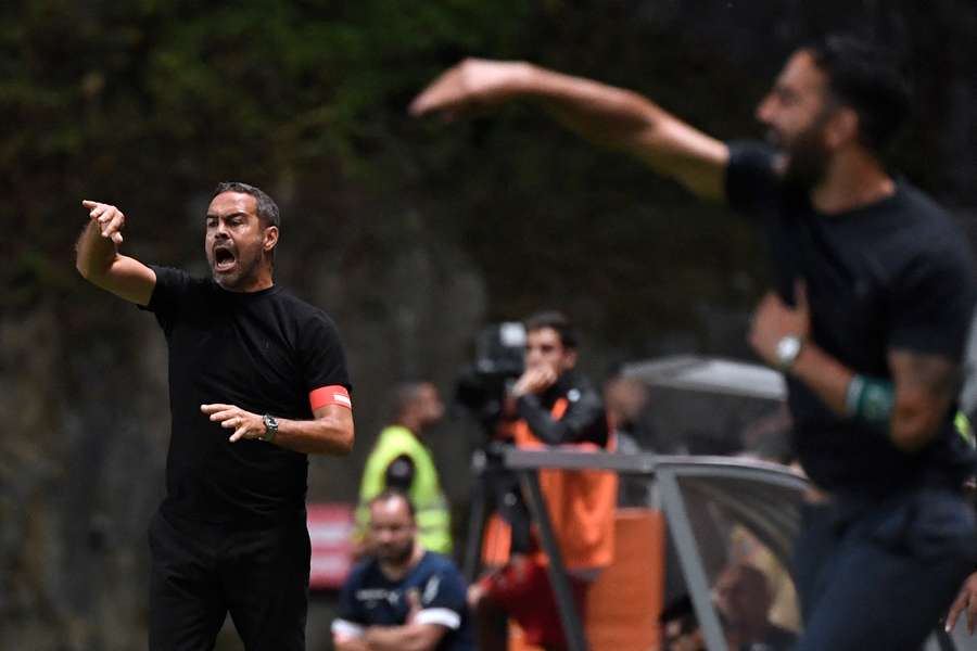 Artur Jorge em duelo do Braga contra o Sporting de Rúben Amorim