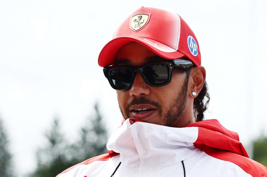 Ferrari's Lewis Hamilton Ferrari's Lewis Hamilton