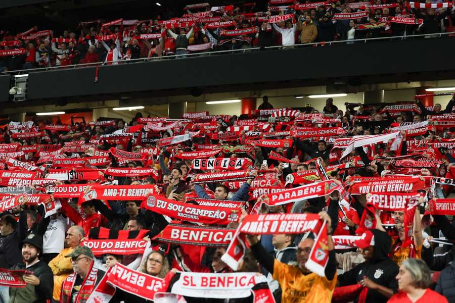 Adeptos do Benfica vão comparecer em massa no dérbi