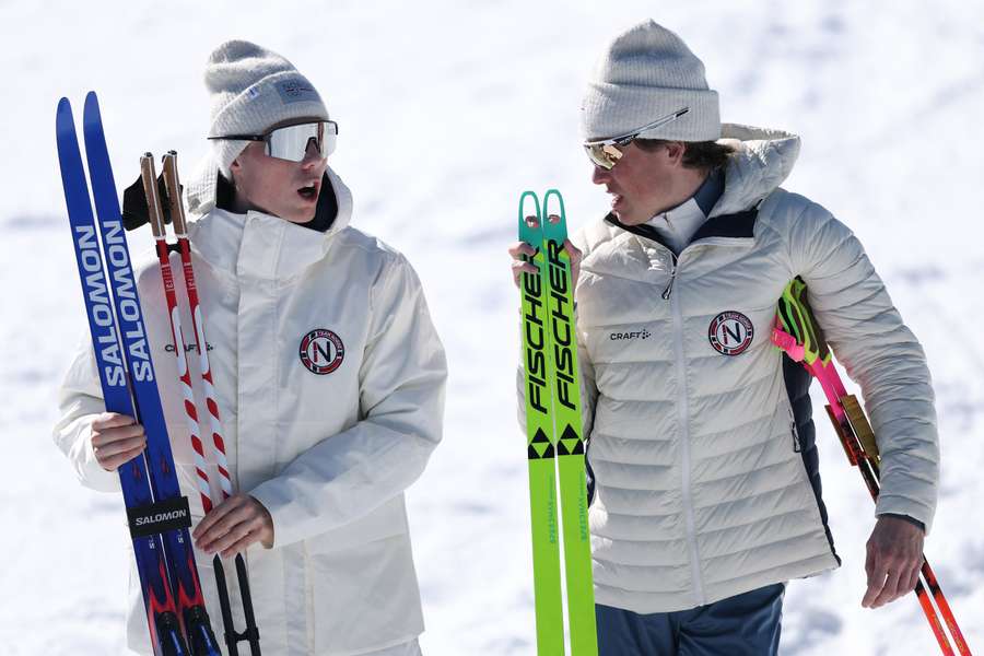 Hedegart et Klaebo vendredi.