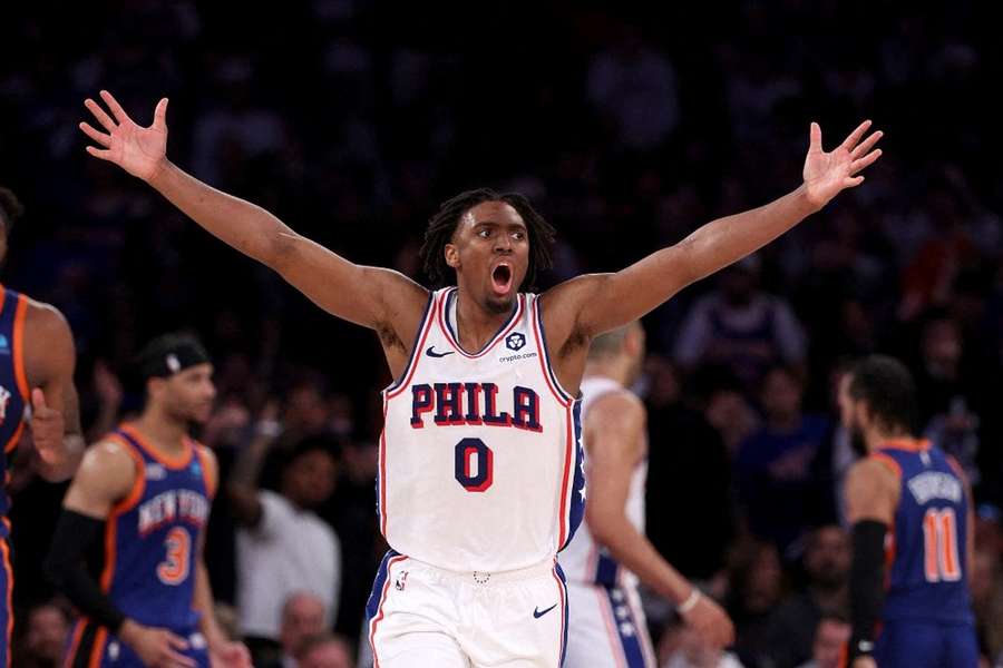 Tyrese Maxey, cette nuit.