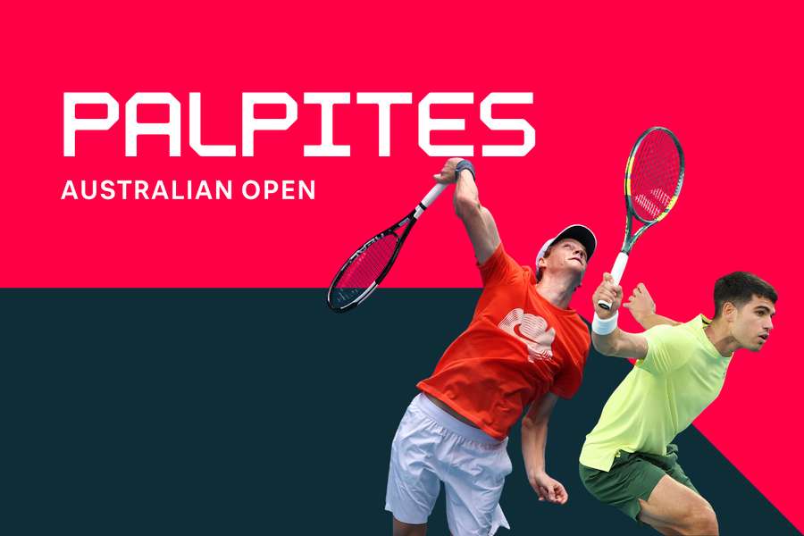 Os outros tenistas têm uma missão clara em Melbourne: impedir o tri de Jannik Sinner