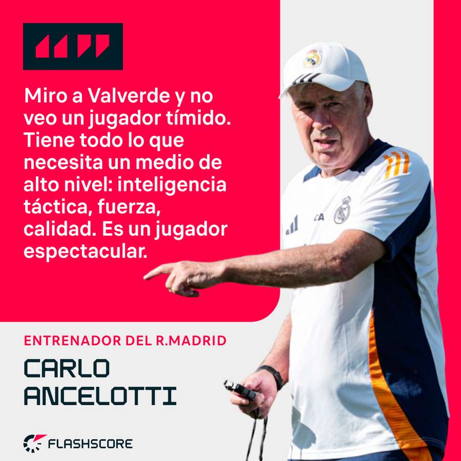 Las palabras de Carlo Ancelotti.