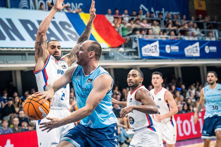 Rafa Luz, durante el partido ante el Obradoiro Rafa Luz, durante el partido ante el Obradoiro