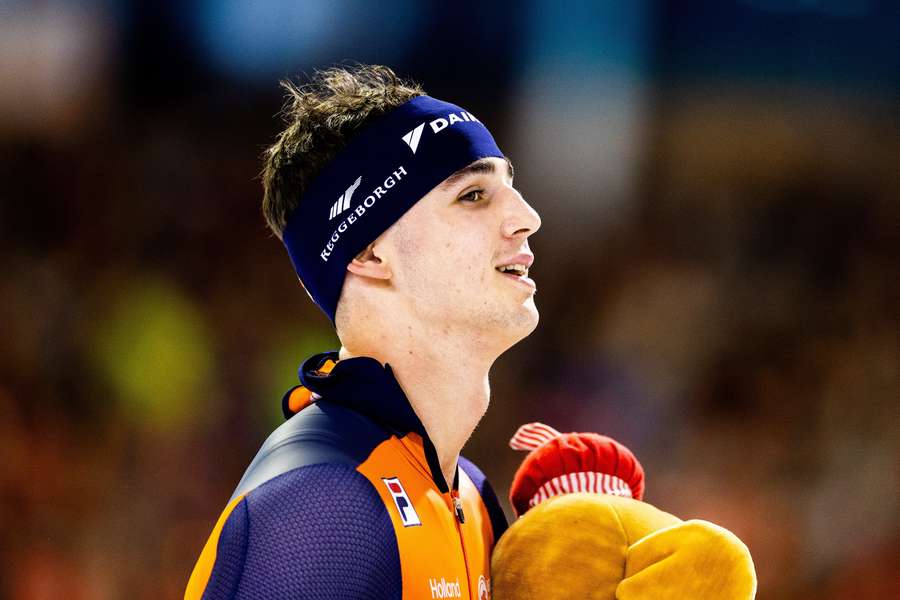 Jenning de Boo won nog goud op de 500 meter op de EK afstanden op 7 januari