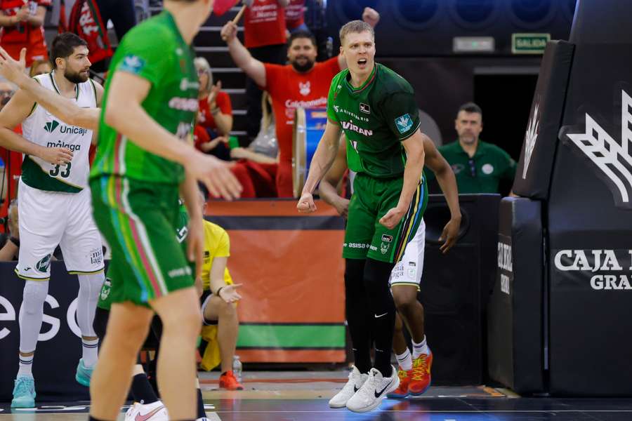 Valtonen, de los destacados del Granada ante el Unicaja