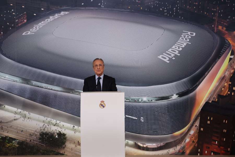 Florentino Pérez, durante la última Asamblea del Real Madrid