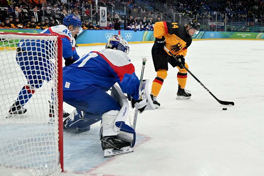 Keine Chance für die Deutschen im Duell mit der Slowakei.