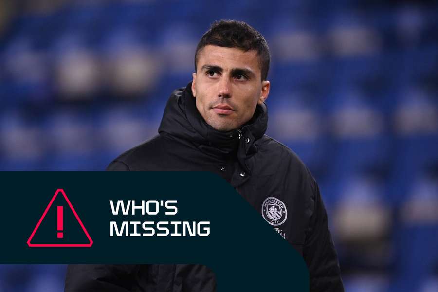 Rodri is still recovering from a groin injury