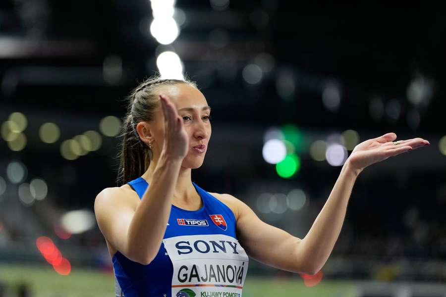 Gajanová bola po rozbehu spokojná.