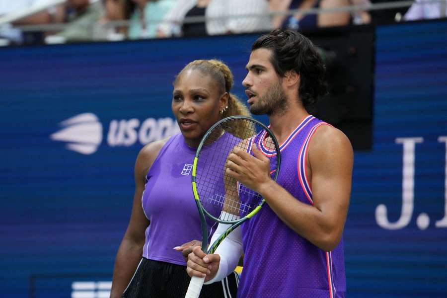 Serena Williams (l.) und Carlos Alcaraz (r.) Serena Williams (l.) und Carlos Alcaraz (r.)
