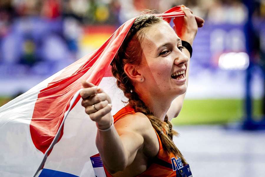 Femke Bol plaatste zich zonder slaap als snelste voor de halve finale op de 400 meter horden