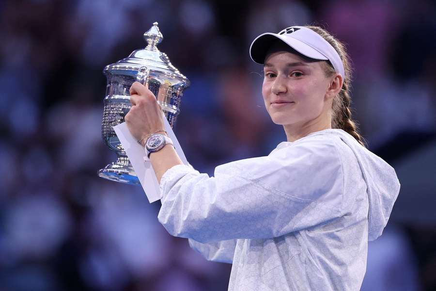 Jelena Rybakinová vyhrála US Open.