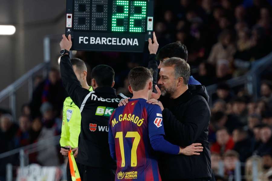 Schöner Tag für Hansi Flick (r.)