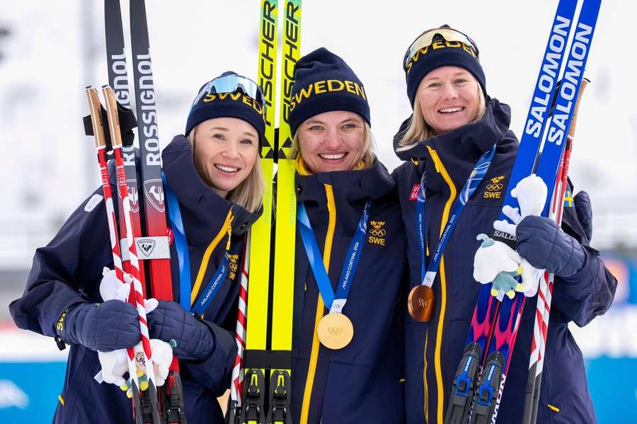 Jonna Sundling, Linn Svahn and Maja Dahlqvist swept the sprint classical podium
