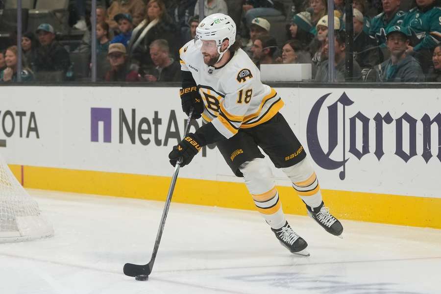 Pavel Zacha odehrál skvělý zápas.