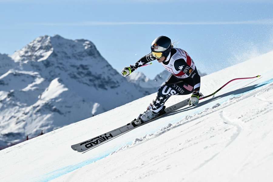 Lindsey Vonn in action Lindsey Vonn in action