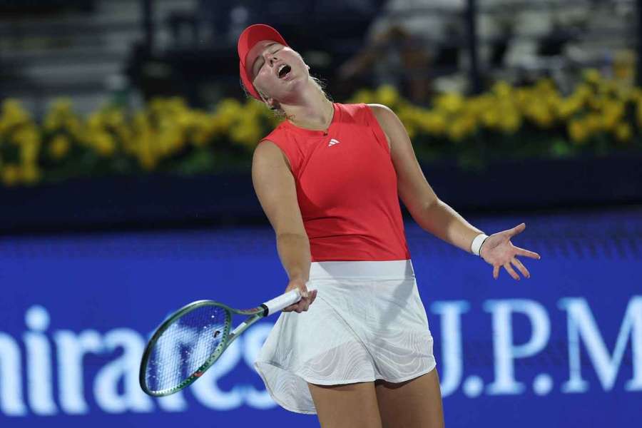 Clara Tauson was suffering from a great deal of pain during her final against Andreeva