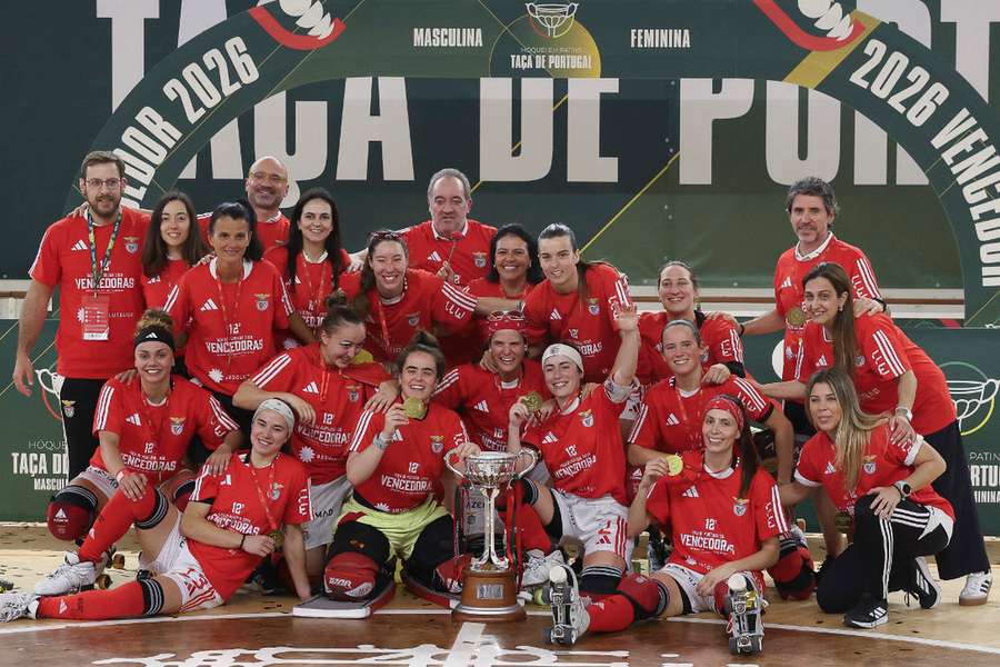 Benfica celebrou a conquista da Taça