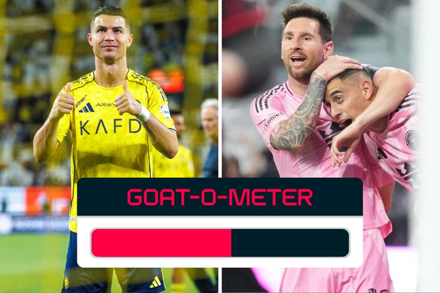 Das dieswöchige GOAT-o-Meter zwischen Cristiano Ronaldo und Lionel Messi