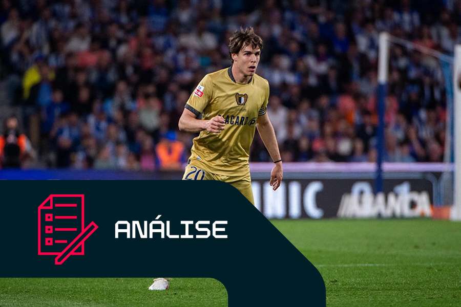 Gustavo Sá é o capitão do Famalicão aos 21 anos.