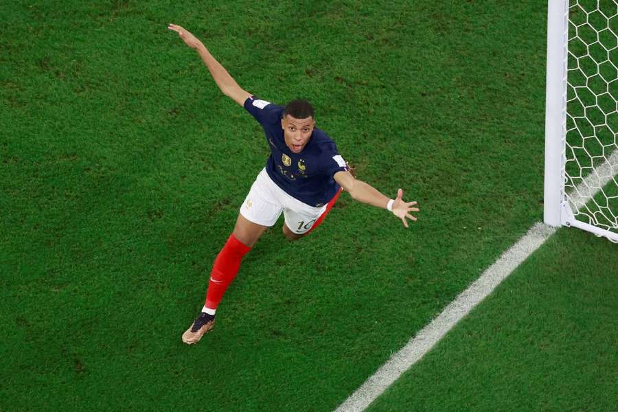 Mbappe now has three goals in this World Cup