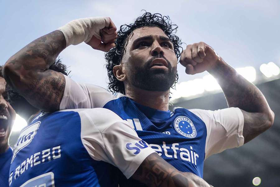Gabigol bisou no triunfo do Cruzeiro diante do Juventude