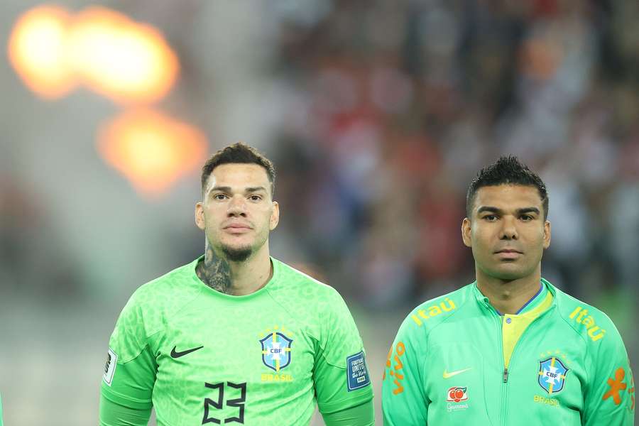 Ederson and Casemiro: two of the most experienced players in the national team