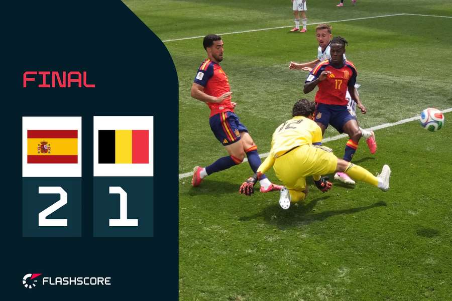 España y Bélgica jugaron por un puesto en semifinales