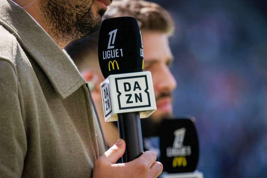 DAZN lors de Toulouse - Brest le week-end dernier.