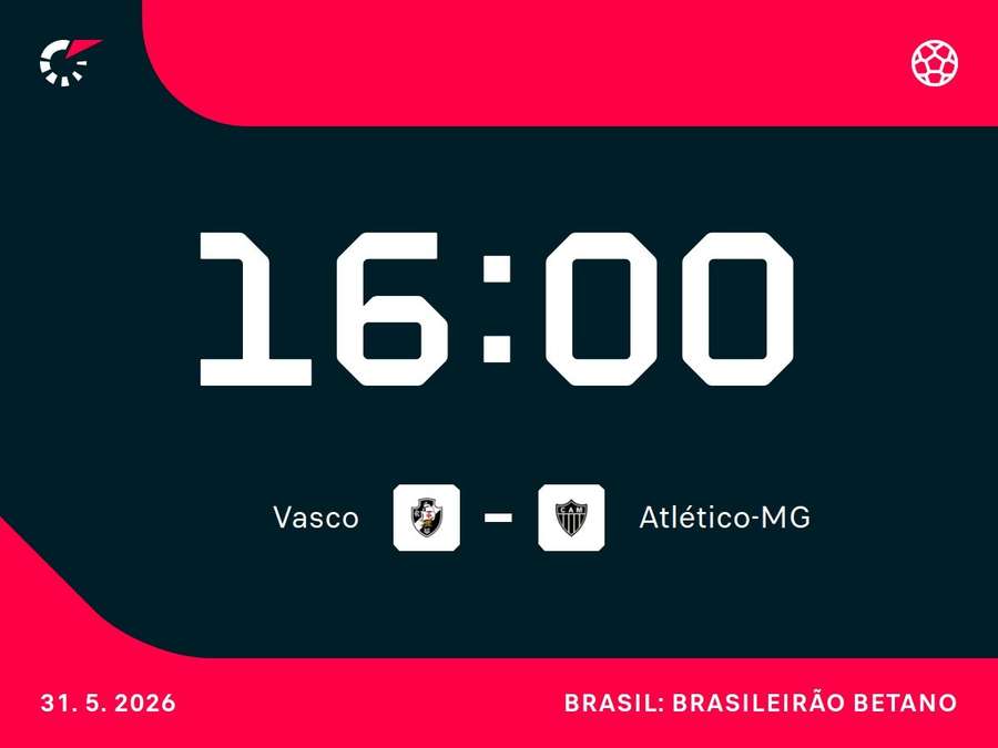Vasco e Atlético-MG duelam em São Januário