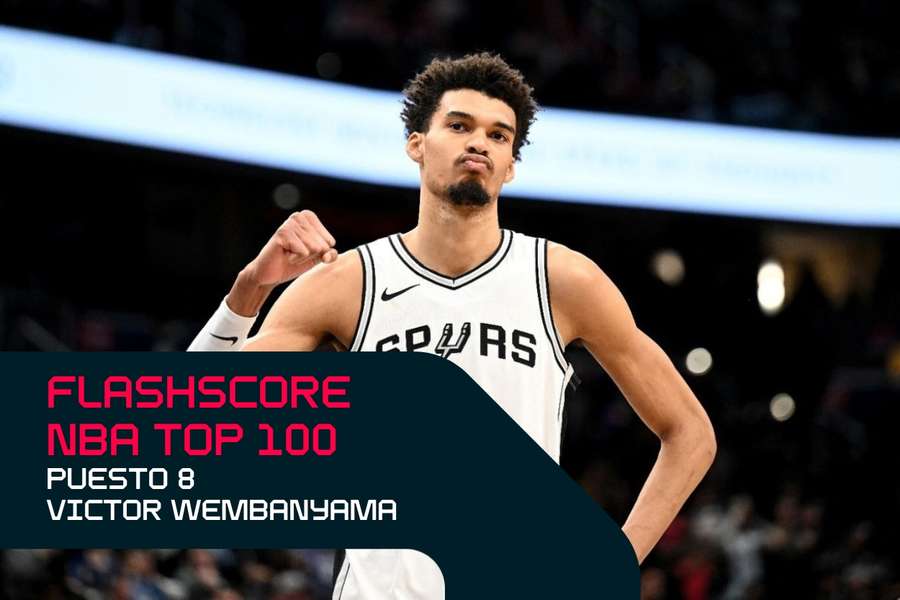 Victor Wembanyama, número ocho de nuestro ranking 25/26 en la NBA