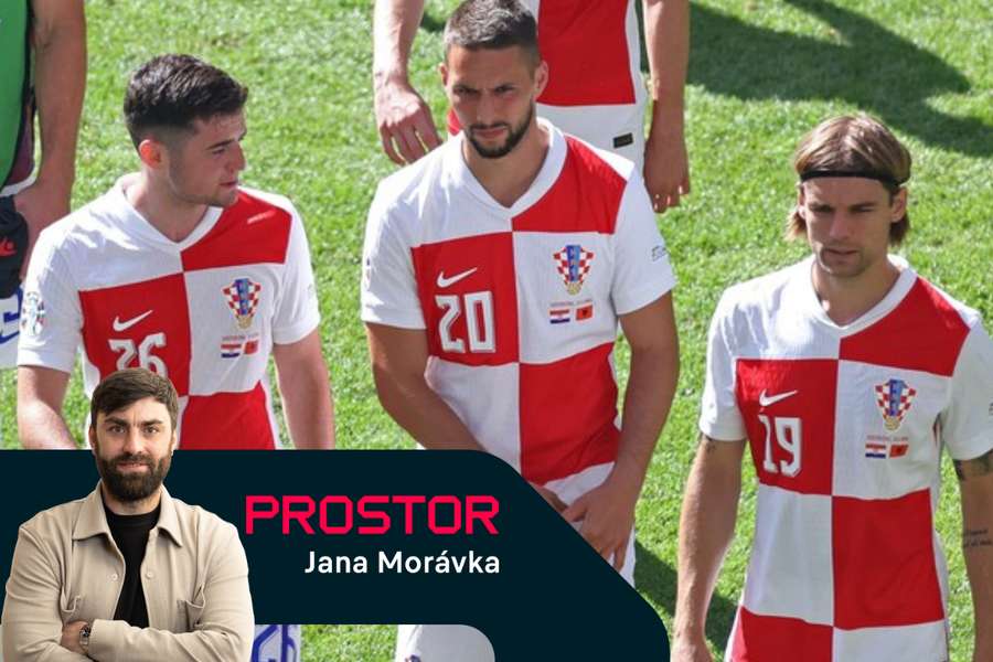 Martin Baturina, Marko Pjaca a Borna Sosa (zleva), nová generace chorvatského fotbalu.
