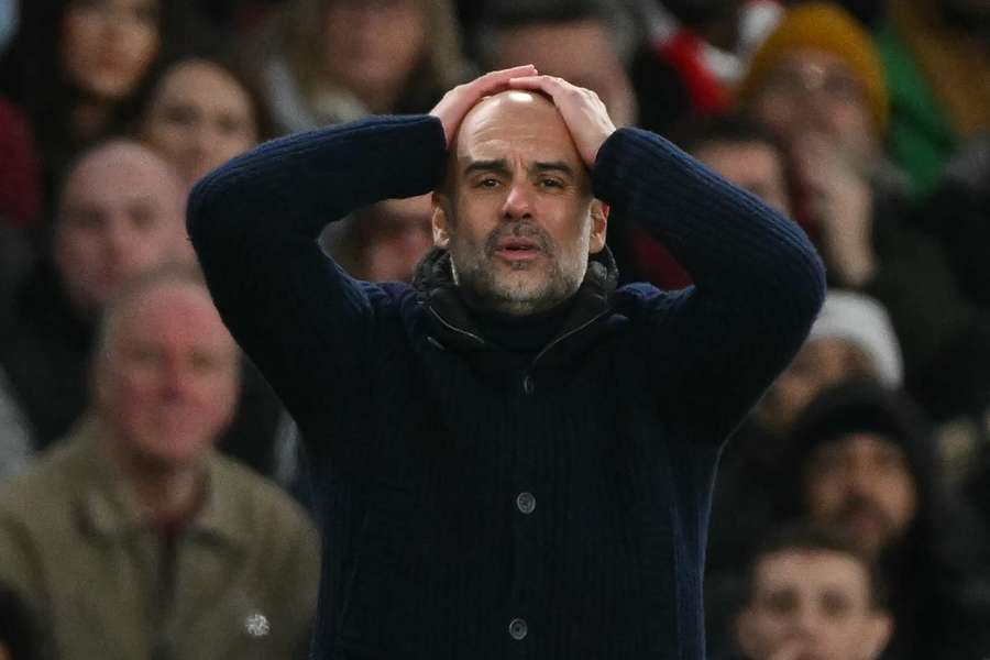 Pep Guardiola hätte sich gerne die Haare gerauft.