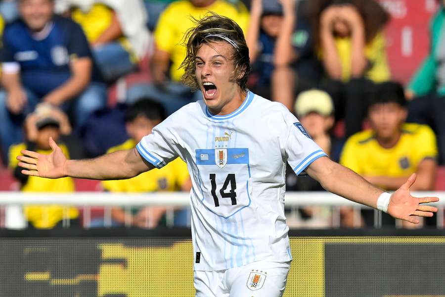 Canobbio abriu o placar para o Uruguai