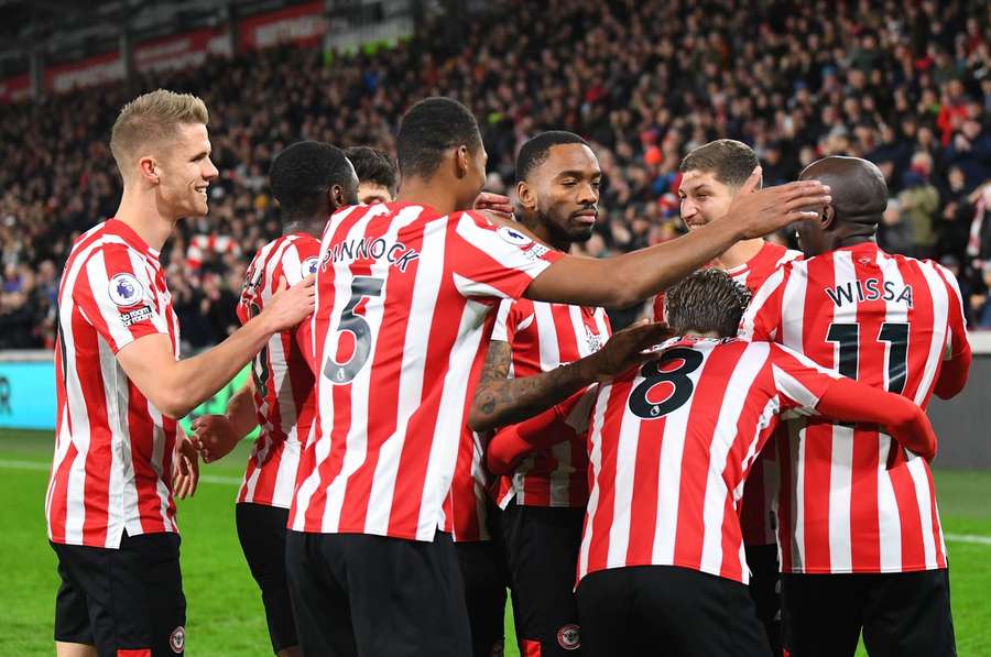 Brentford striker Ivan Toney scored from the spot on his return from injury