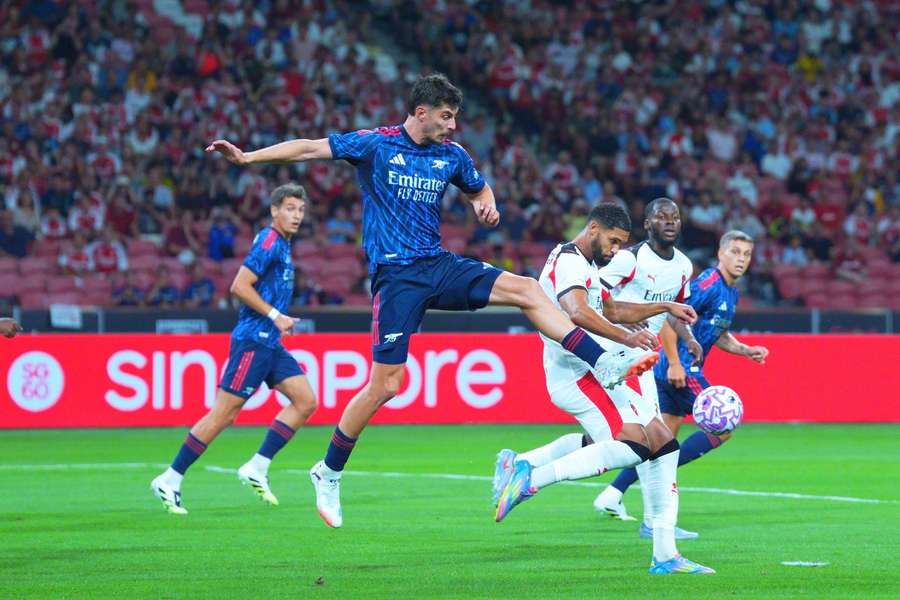 Arteta happy Saka, Havertz fully fit as Arsenal defeat AC Milan