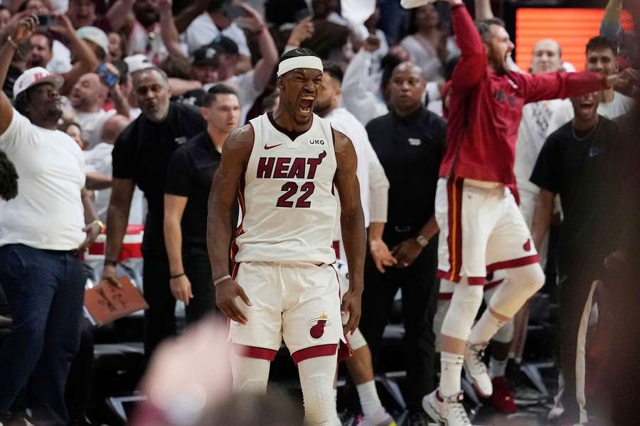 Butler celebrates his masterpiece of a performance