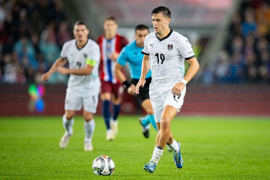 Baumgartner in action for Austria