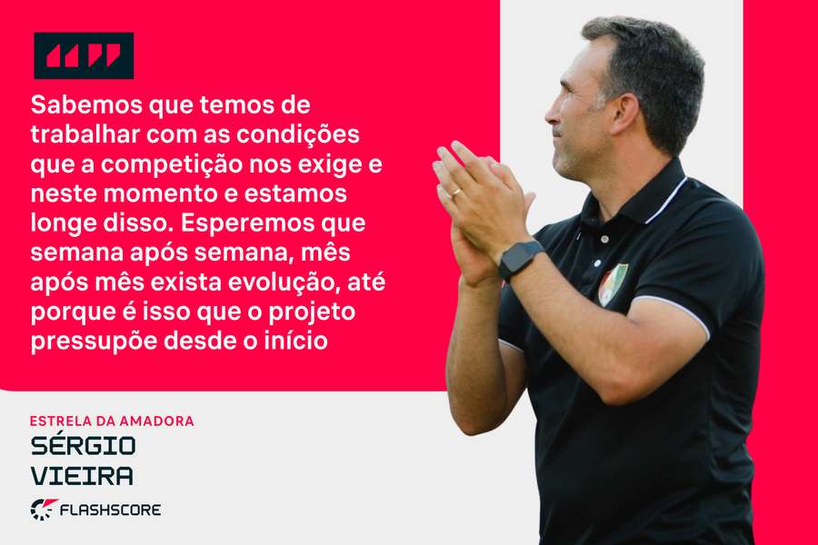 Sérgio Vieira em conversa ao Flashscore