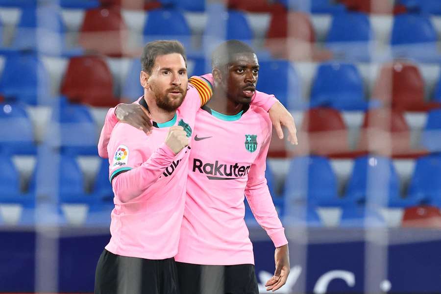 Messi y Dembélé
